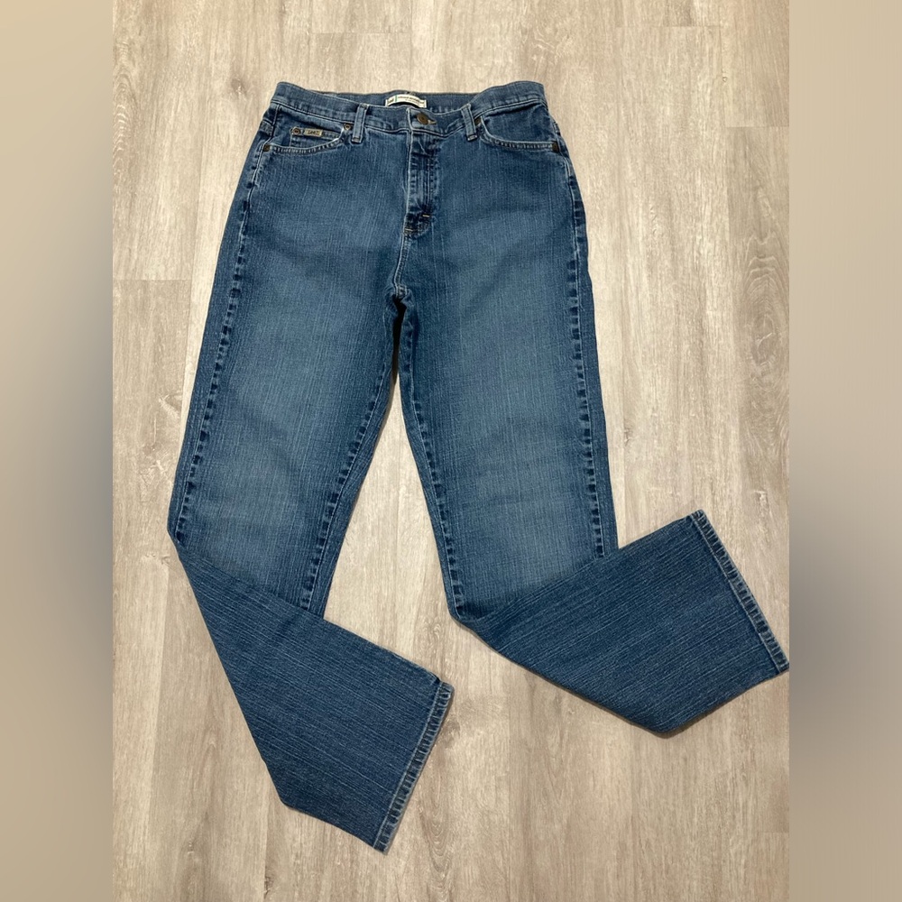 Lee Relaxed Straight Leg Classic Blue Women's Jeans Waist 30 - Picture 1 of 14